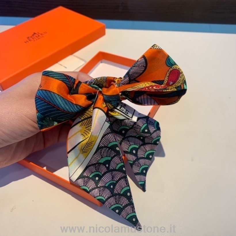 Hermes Twilly Schal 90cm Herbst/winter Kollektion 2020 Orange In Original Qualität