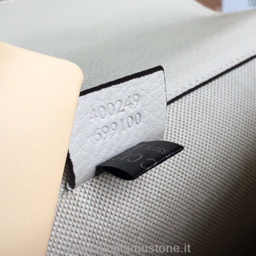 Original Qualität Gucci Dionysus Tasche 28cm 400249 Kalbsleder Frühjahr/Sommer 2019 Kollektion Weiß