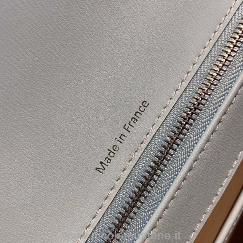 Original Qualität Delvaux Brillant Mm Satchel Flap 28cm Tasche Kalbsleder Silber Hardware Kollektion Herbst/Winter 2019 Hellblau