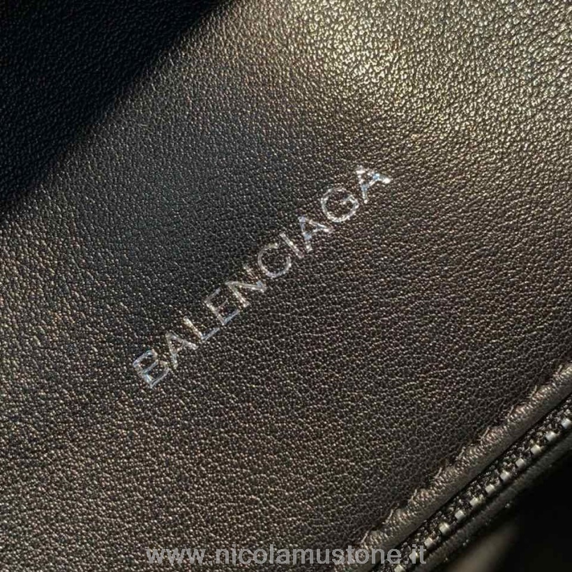 Balenciaga Touch Bag 34cm In Original Qualität Glattes Kalbsleder Frühjahr/sommer Kollektion 2020 Schwarz