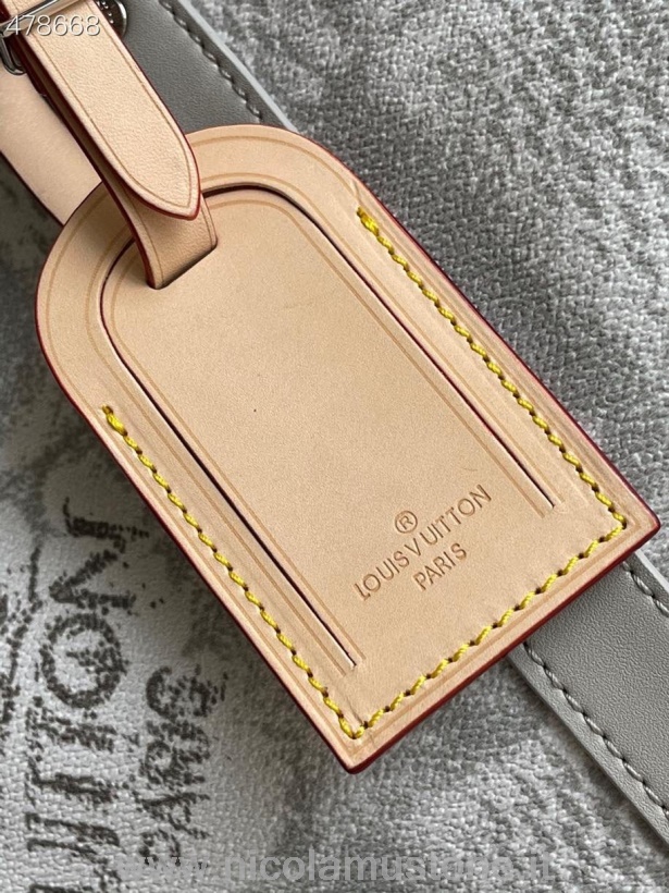 Original Qualität Louis Vuitton Keepall Bandouliere 50cm Damier Salt Canvas Frühjahr/sommer 2021 Kollektion N50059 Grau