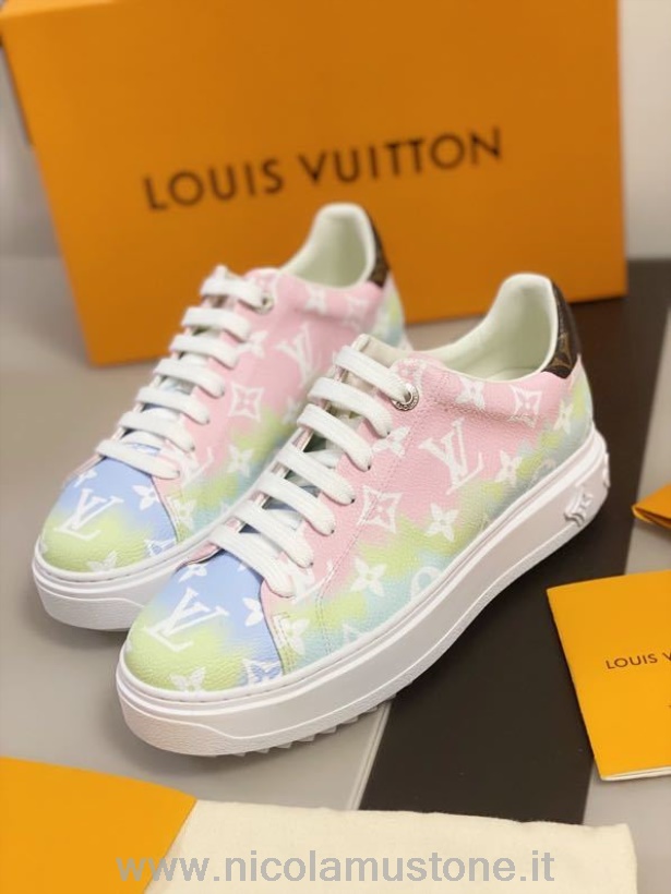 Louis Vuitton Batik Escale Time Out Sneaker Kalbsleder Kollektion Frühjahr/sommer 2020 In Originalqualität 1a7um7 Pastellrosa
