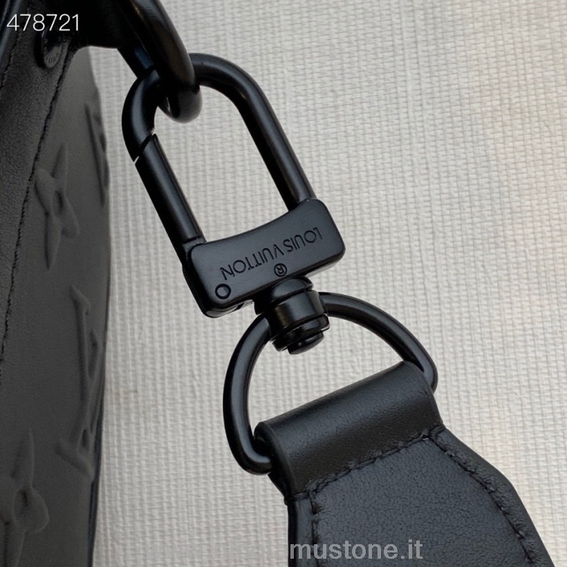 Original Qualität Louis Vuitton Keepall City Bag 28cm Monogram Seal Rindsleder Kollektion Frühjahr/sommer 2021 M57961 Schwarz