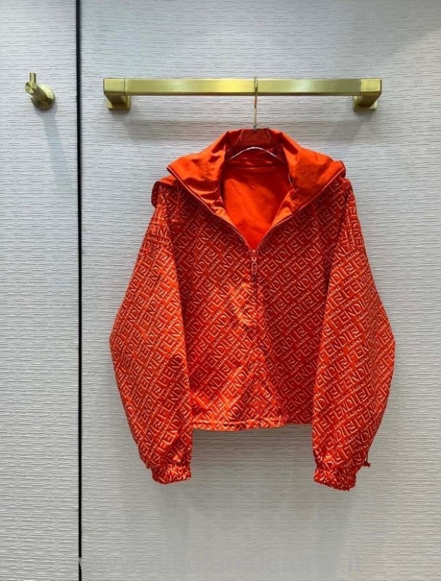 Fendi X Skims Windbreaker Trainingsanzug Herbst/winter Kollektion 2021 In Original Qualität Rot Orange