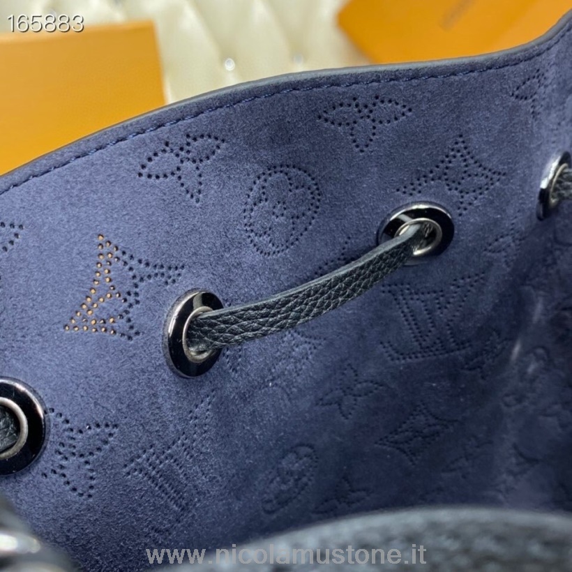Original Qualität Louis Vuitton Bella Beuteltasche 22 Cm Mahina Kalbsleder Kollektion Herbst/winter 2020 M57070 Schwarz