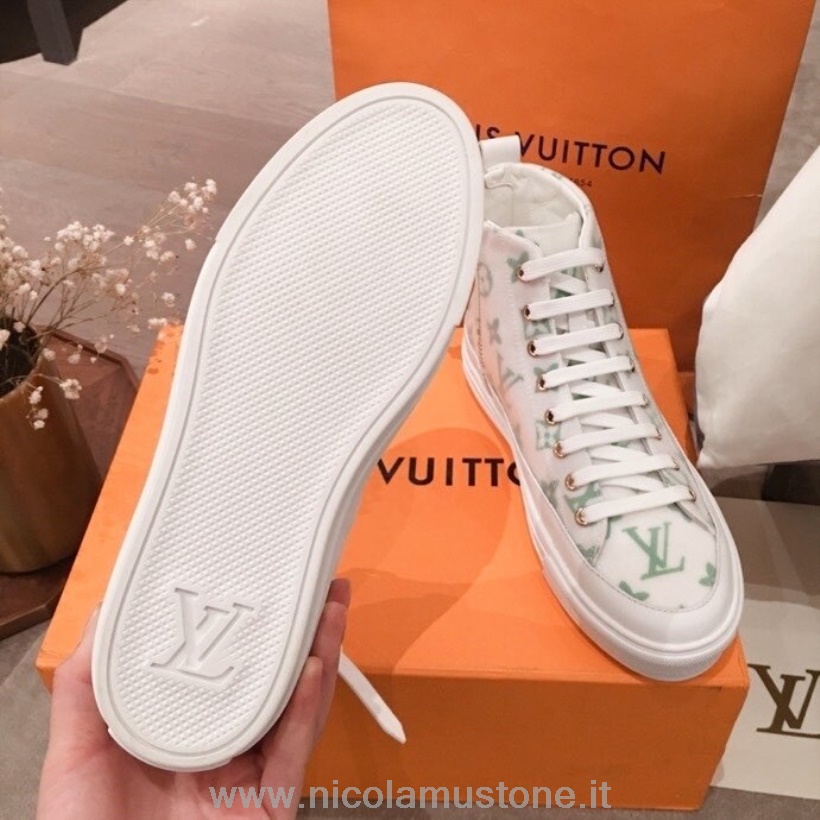 Louis Vuitton Stellar High-top Sneakers In Originalqualität Kalbsleder Kollektion Frühjahr/sommer 2020 1a87f3 Grün/weiß