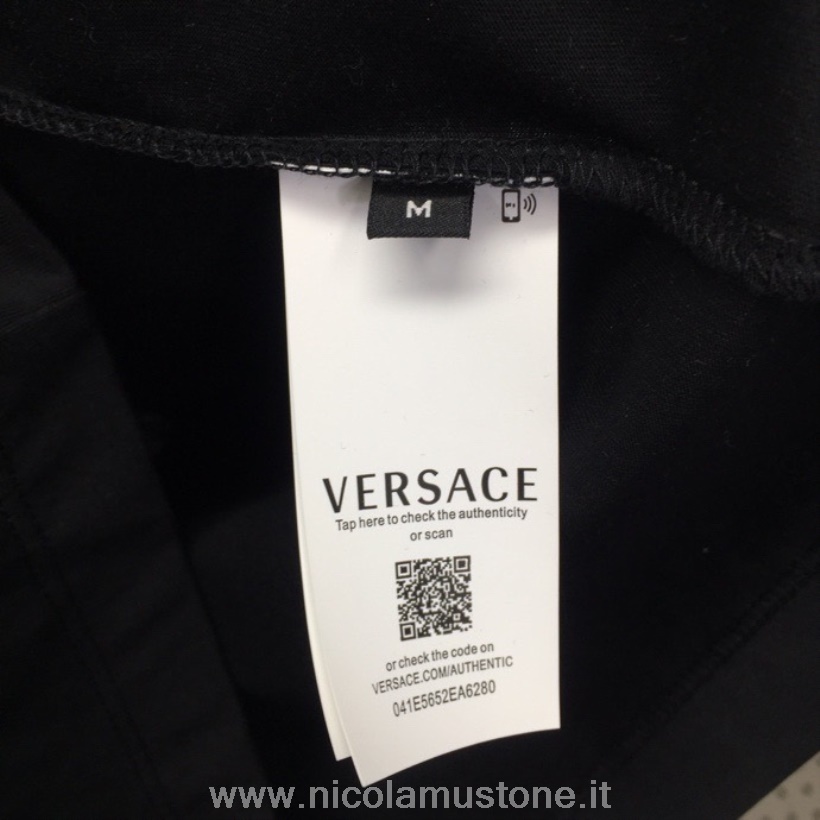 Versace Medusa Kurzarm T-Shirt Frühjahr/Sommer Kollektion 2022 Schwarz In Originalqualität