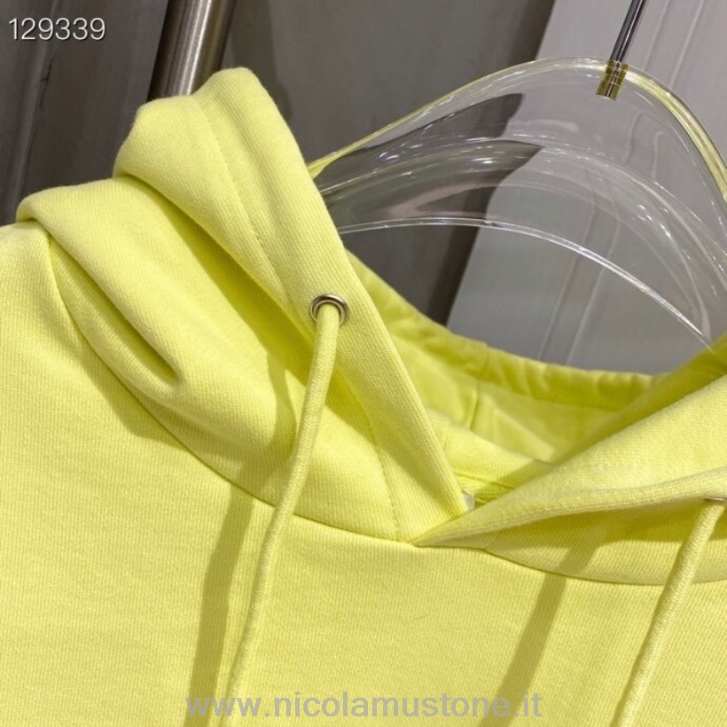 Αυθεντική ποιότητα Celine λογότυπο πουλόβερ με κουκούλα συλλογή φθινοπώρου/χειμώνα 2020 κίτρινο