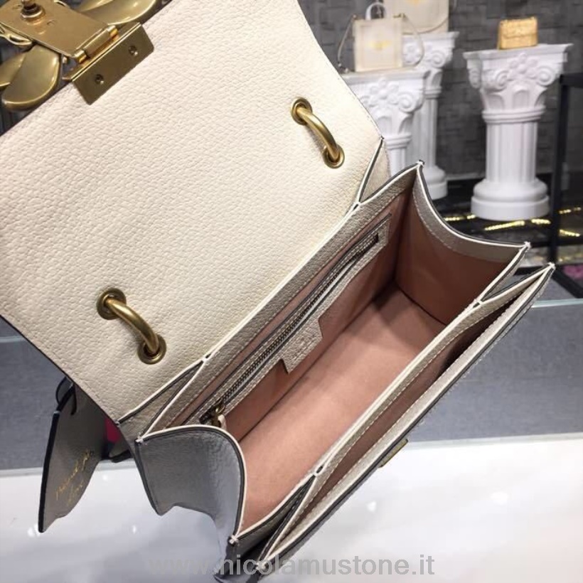 γνήσιας ποιότητας Gucci Queen Margaret Gg μικρή τσάντα με λαβή 26cm 476541 συλλογή άνοιξη/καλοκαίρι 2018 λευκό