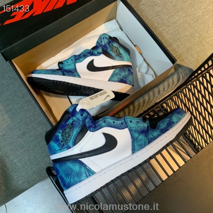 γνήσιας ποιότητας Nike Air Jordan 1 ρετρό Banned Gs ανδρικά αθλητικά παπούτσια μπλε/μαύρα/λευκά