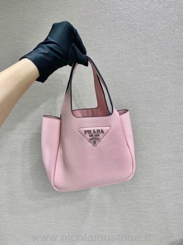 γνήσιας ποιότητας Prada Tote Bag 18cm 1ba349 δέρμα μοσχαριού συλλογή άνοιξη/καλοκαίρι 2022 ανοιχτό ροζ