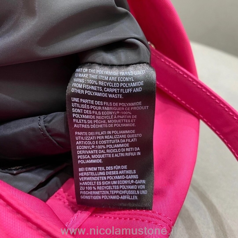 γνήσιας ποιότητας Balenciaga τροχός Xs κορδόνι με κουβά τσάντα καμβάς φθινόπωρο/χειμώνας 2020 συλλογή ζεστό ροζ