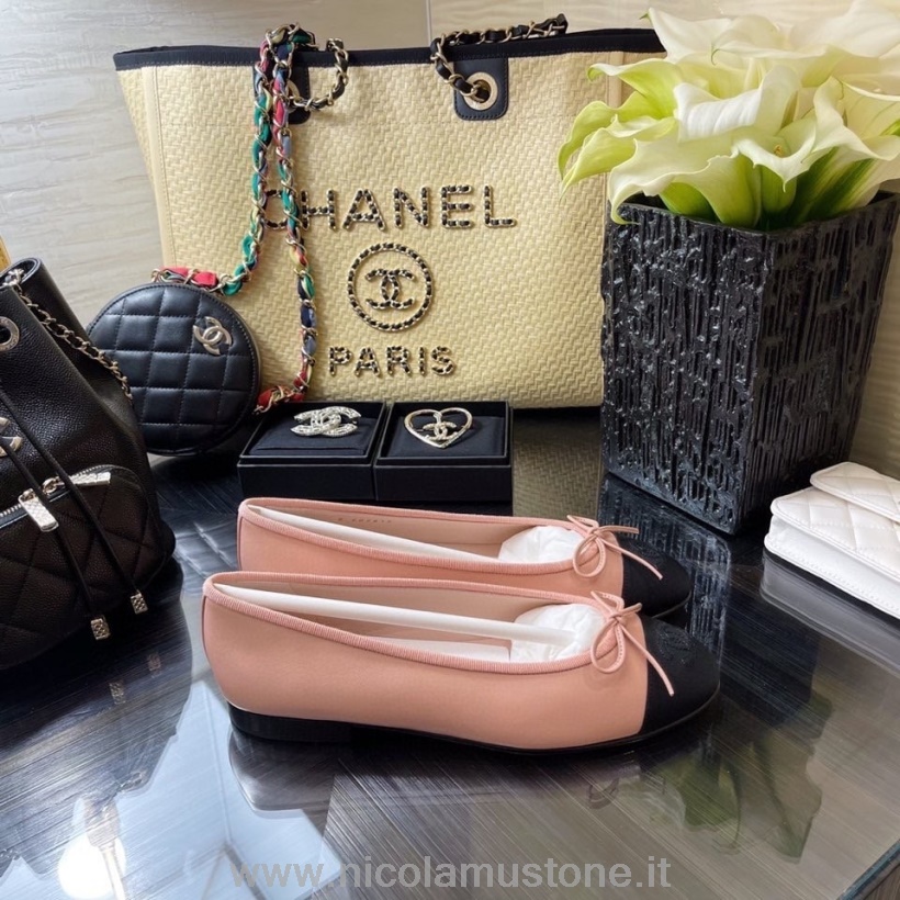 γνήσιας ποιότητας Chanel Ballerina Flats δέρμα αρνιού συλλογή ροζ άνοιξη/καλοκαίρι 2021