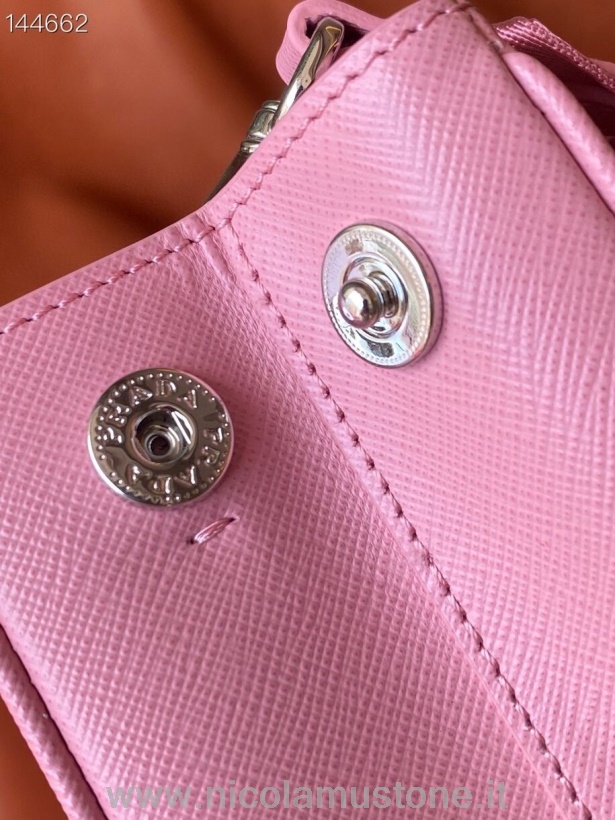 Γνήσιας ποιότητας Prada Galleria Mini Tote Bag 22cm Saffiano Leather Rose Pink