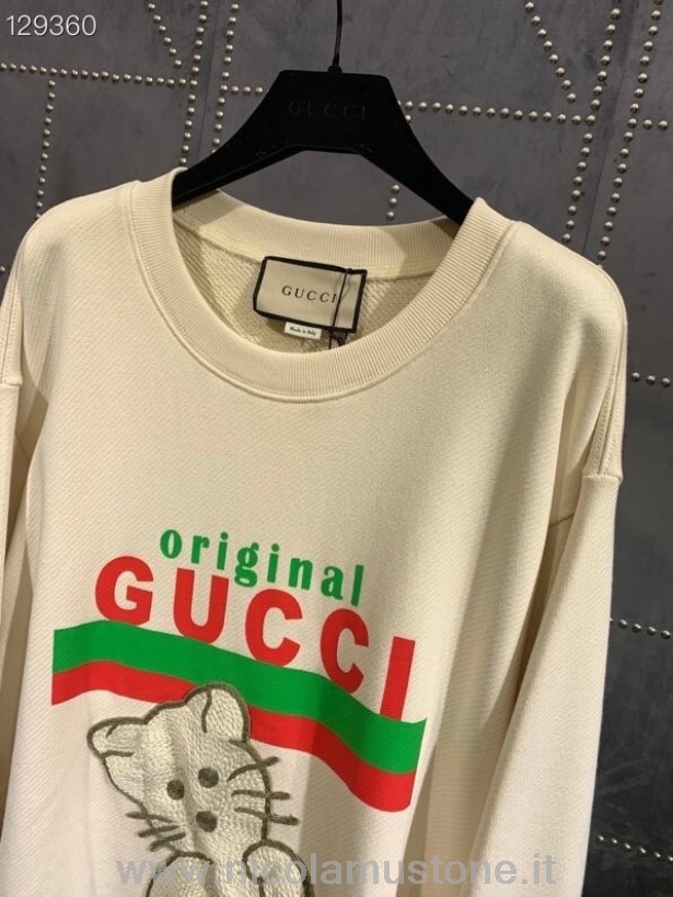 γνήσιας ποιότητας Gucci Original Boutique Unisex πουλόβερ φθινόπωρο/χειμώνας 2020 συλλογή λευκό