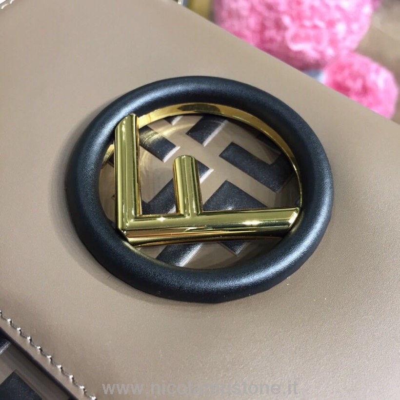 γνήσιας ποιότητας Fendi Kani τσάντα ώμου 20cm συλλογή άνοιξη/καλοκαίρι 2019 καφέ