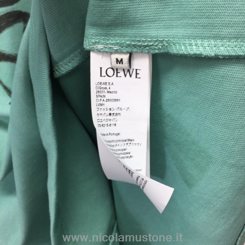 γνήσιας ποιότητας Loewe Susuwatari Anagram T κοντομάνικο μπλουζάκι άνοιξη/καλοκαίρι 2022 συλλογή μπλε