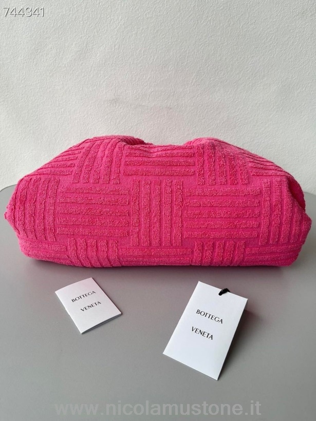 γνήσιας ποιότητας Bottega Veneta Soft Pouch Bag 38cm συλλογή φθινόπωρο/χειμώνας 2021 ζεστό ροζ