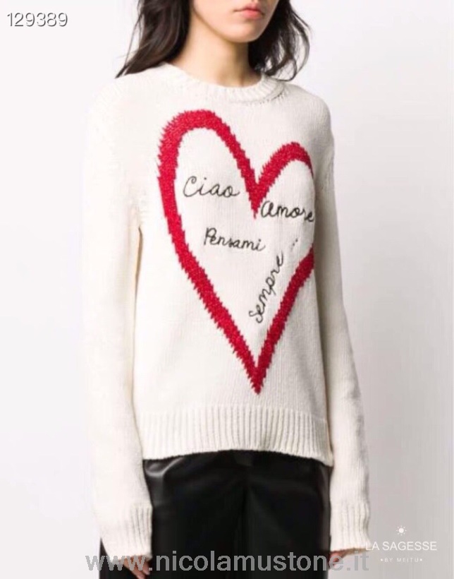 γυναικεία πουλόβερ γυναικεία πουλόβερ από μαλλί Christian Dior πρωτότυπης ποιότητας φθινόπωρο/χειμώνας 2020 λευκό