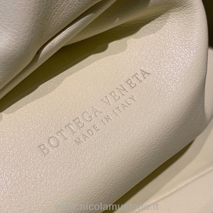 γνήσιας ποιότητας Bottega Veneta The Shoulder Pouch τσάντα κρουασάν 54cm ελαστικό δέρμα μοσχαριού χρυσό υλικό συλλογή άνοιξη/καλοκαίρι 2020 λεμόνι