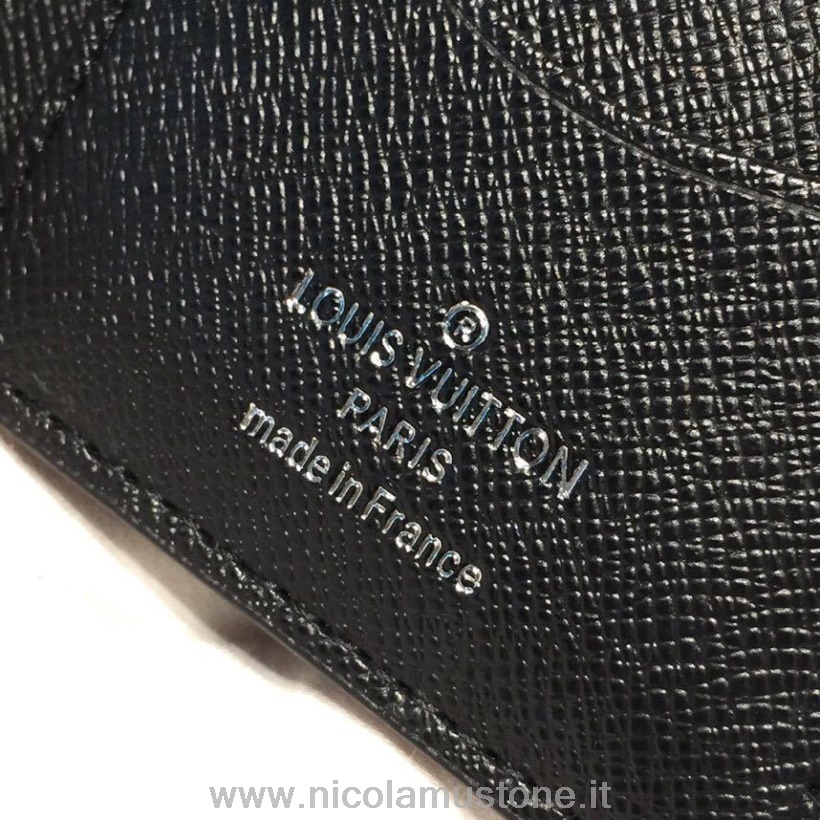 αρχικής ποιότητας Louis Vuitton Organizer τσέπης 12cm Damier Graphite Pixel καμβάς άνοιξη/καλοκαίρι 2019 συλλογή N60159 γκρι