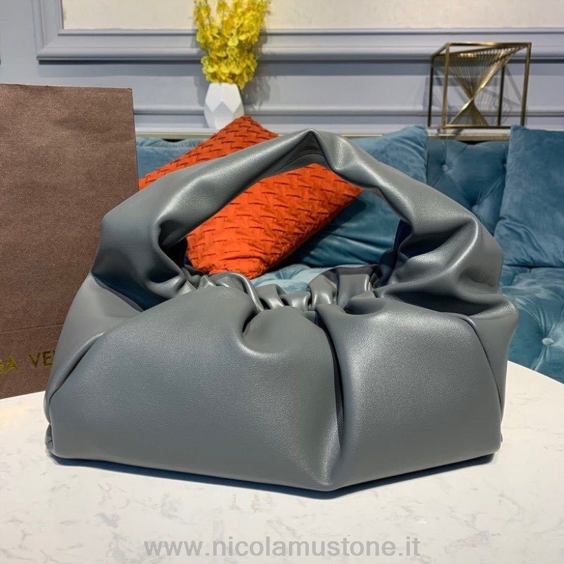 γνήσιας ποιότητας Bottega Veneta The Shoulder Pouch τσάντα κρουασάν 40cm ελαστικό δέρμα μοσχαριού χρυσό υλικό μπετόν συλλογή άνοιξη/καλοκαίρι 2020