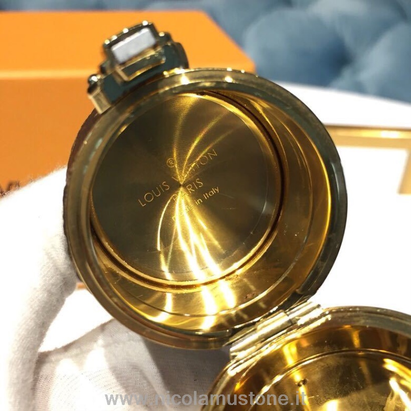 Τσάντα θήκη κραγιόν αυθεντικής ποιότητας Louis Vuitton 10cm μονόγραμμα καμβάς συλλογή άνοιξη/καλοκαίρι 2019 Mp2406 καφέ