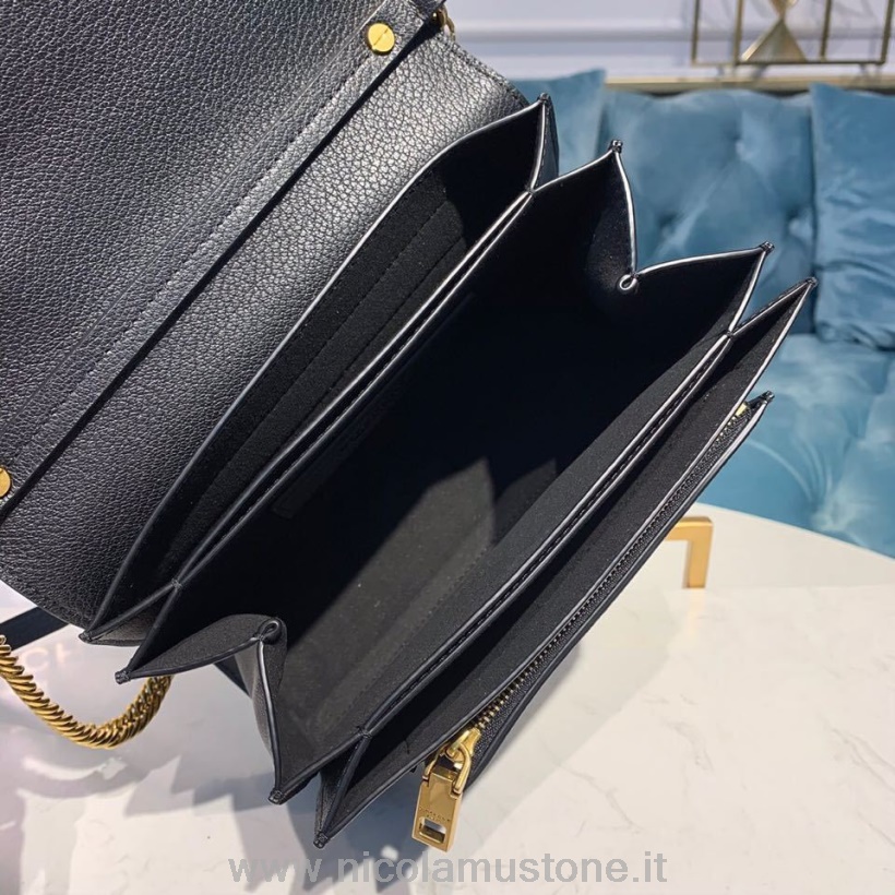 γνήσιας ποιότητας τσάντα ώμου Givechy Gv3 22cm δέρμα μοσχαριού συλλογή φθινόπωρο/χειμώνας 2019 μαύρο
