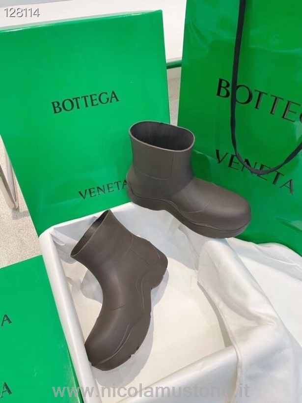 γκρι συλλογή γκρι μποτάκια αυθεντικής ποιότητας Bottega Veneta Pvc