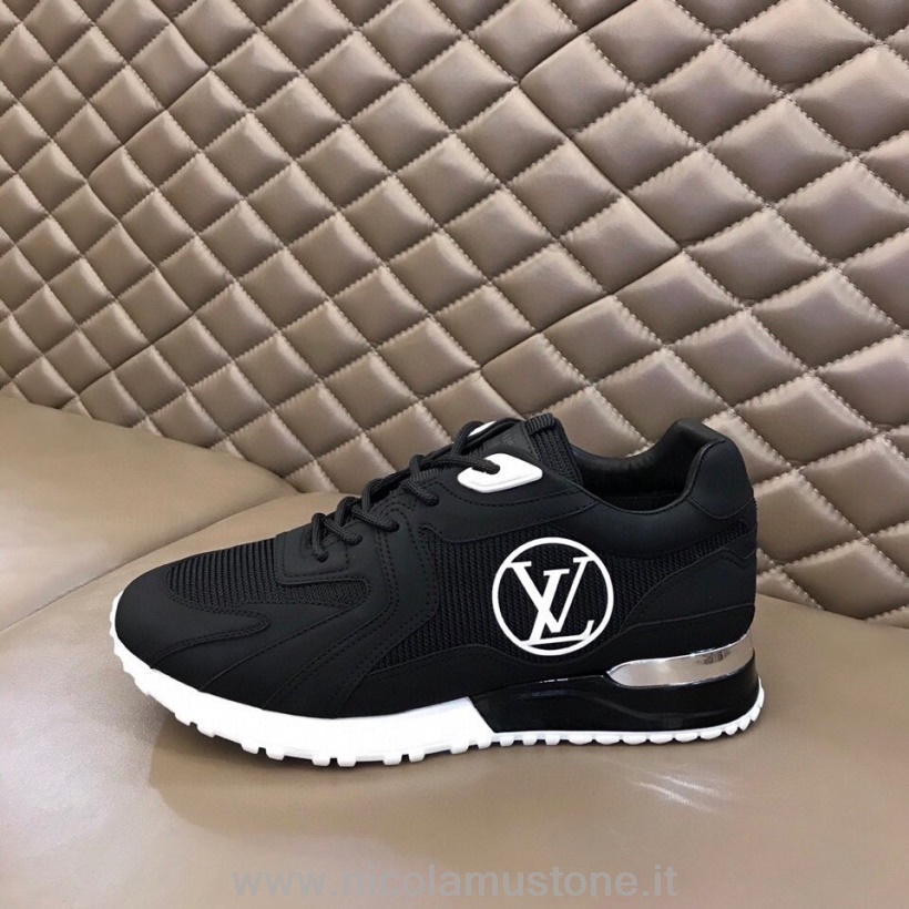 γνήσιας ποιότητας Louis Vuitton Run Away ανδρικά αθλητικά παπούτσια με χαμηλό τοπ φθινόπωρο/χειμώνας 2020 συλλογή μαύρο/άσπρο
