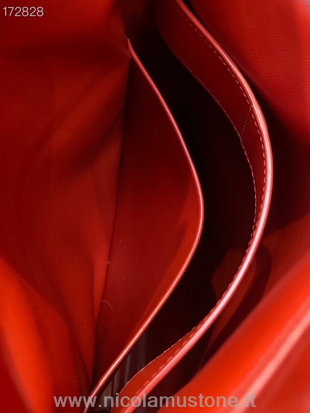 αρχικής ποιότητας Bottega Veneta The Fold Bag 26cm 642637 δέρμα αρνιού συλλογή άνοιξη/καλοκαίρι 2021 κόκκινο