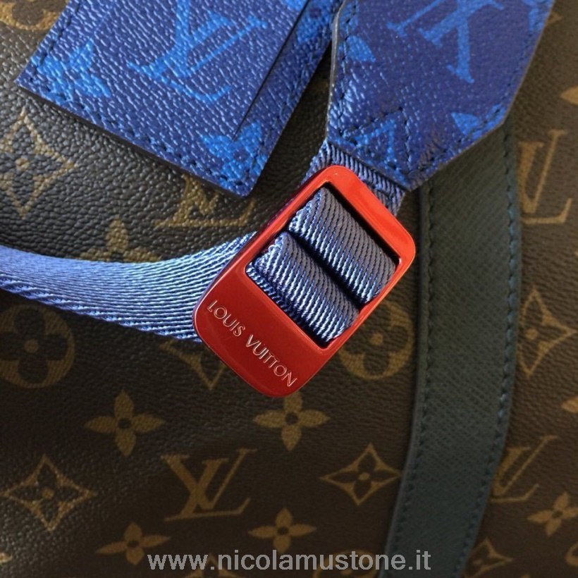 γνήσιας ποιότητας Louis Vuitton Keepall μονόγραμμα τονικό καμβά 45cm συλλογή φθινόπωρο/χειμώνας 2018 M43858 καφέ