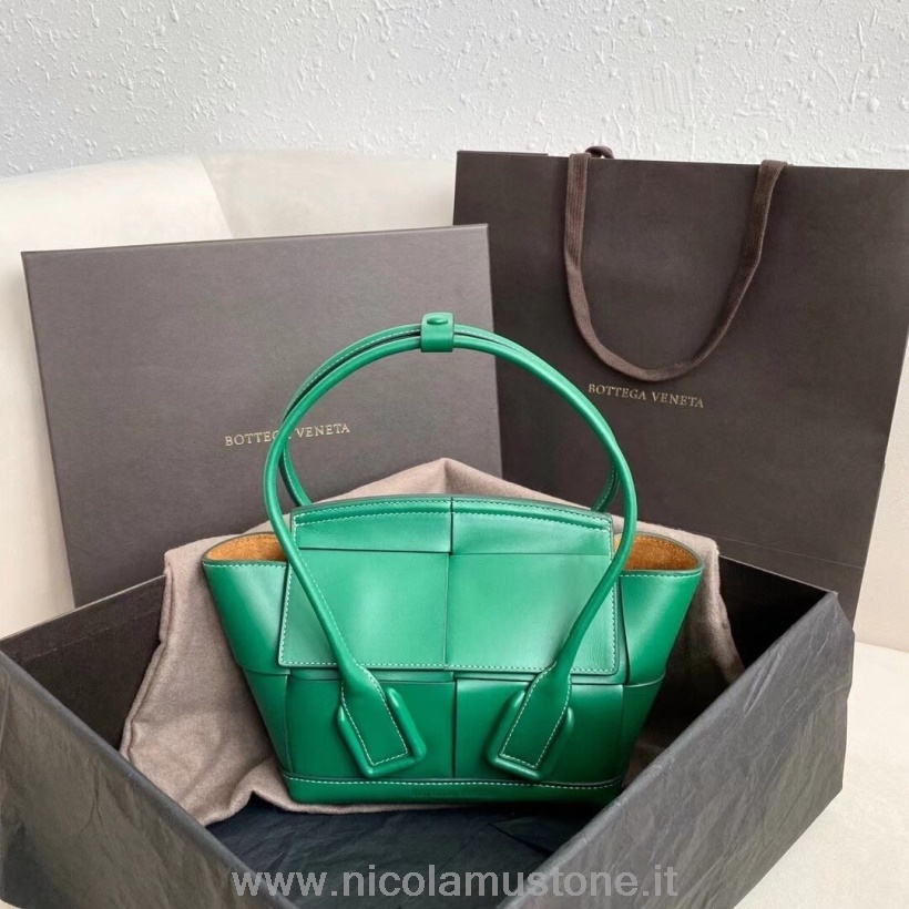 αρχικής ποιότητας Bottega Veneta Arco τσάντα ώμου 29cm δέρμα μοσχαριού συλλογή φθινόπωρο/χειμώνας 2020 πράσινο
