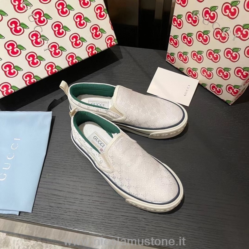 γνήσιας ποιότητας Gucci 1977 Slide On Sneakers συλλογή άνοιξη/καλοκαίρι 2021 λευκό