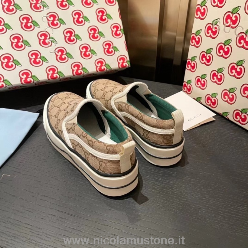 γνήσιας ποιότητας Gucci 1977 Slide On Sneakers συλλογή μπεζ άνοιξη/καλοκαίρι 2021