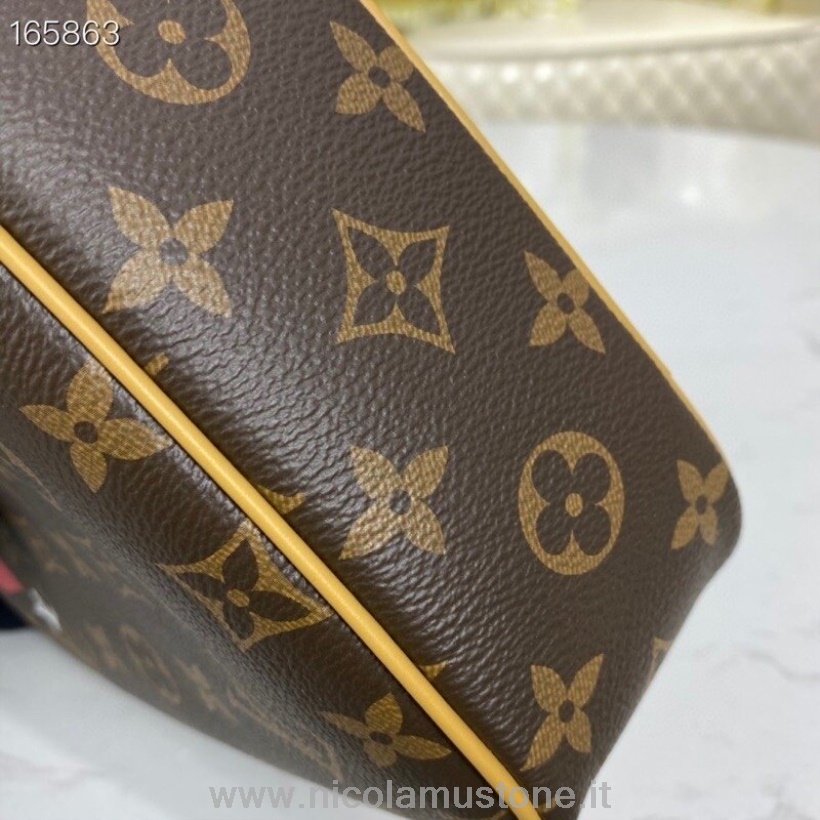 Παιχνίδι αυθεντικής ποιότητας Louis Vuitton σε Coeur Heart Bag 22cm μονόγραμμα παιχνίδι καμβά σε συλλογή άνοιξη/καλοκαίρι 2021 M57456 καφέ