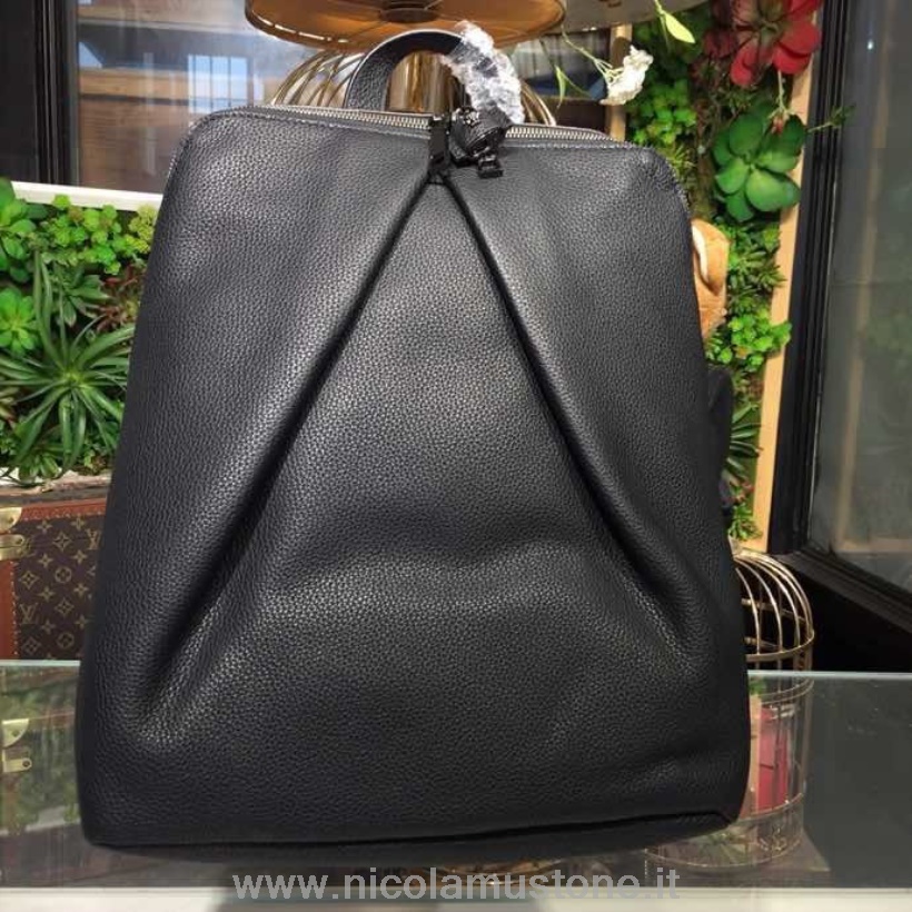Original quality Rucksack Backpack Bag 34cm Grained Calfskin Spring/Summer 2018 Collection Black