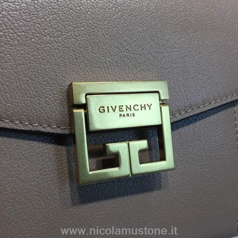 Original quality Givenchy GV3 Shoulder Bag 22cm Grained Calfskin Leather Spring/Summer 2018 Collection Beige