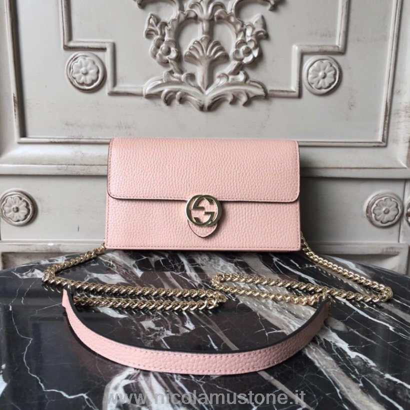 Original quality Gucci Box Shoulder Bag 20cm 510304 Grained Calfskin Leather Spring/Summer 2018 Collection Beige