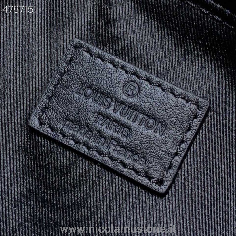 Original quality Louis Vuitton Keepall XS Bag 20cm Monogram Seal Cowhide Canvas Spring/Summer 2021 Collection M57961 Black