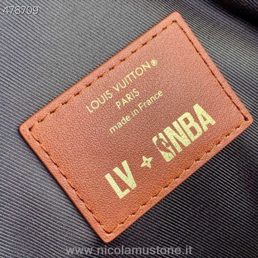Original quality Louis Vuitton x NBA Handle Trunk Bag 22cm Monogram Canvas Spring/Summer 2021 Collection M45785 Brown