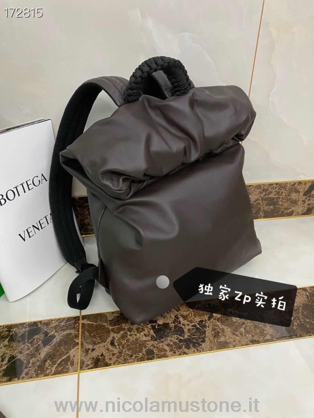 Original quality Bottega Veneta Backpack 54cm 629858 Calfskin Leather Spring/Summer 2021 Collection Black