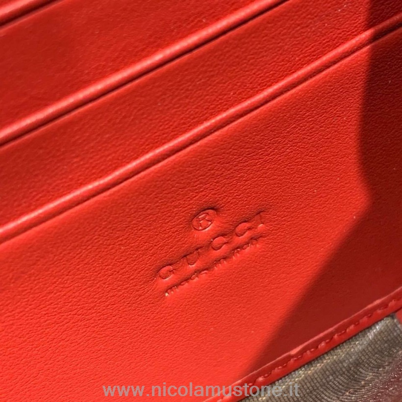 Bolso De Hombro Gucci Gg Marmont Woc 20cm Piel De Becerro Colección Otoño/invierno 2019 Calidad Original Rojo