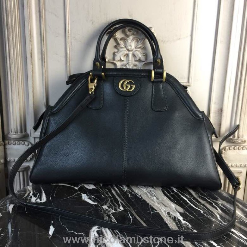 Grand Sac à Main Gucci Re(belle) Qualité Originale 40cm Cuir De Veau Collection Printemps/été 2018 Noir