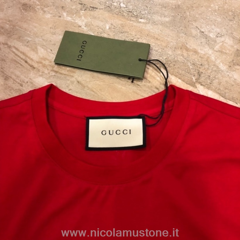 T-shirt Gucci Lunar Year Tiger Qualité Originale Collection Printemps/été 2022 Rouge