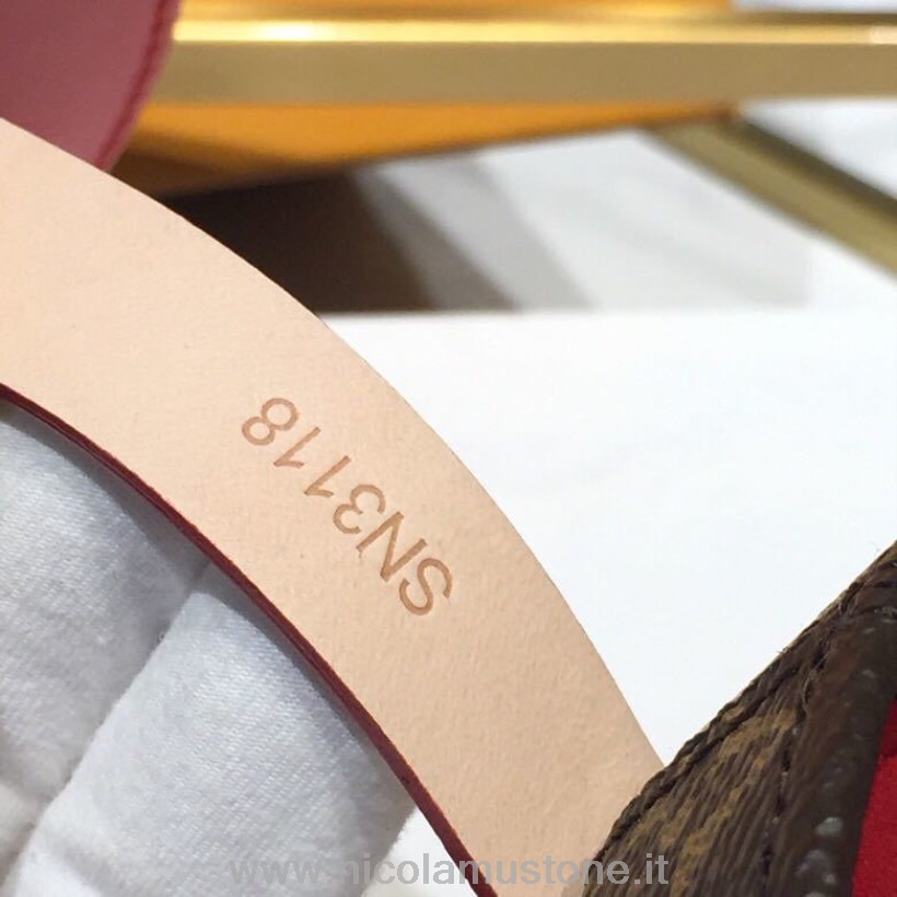 Qualità Originale Louis Vuitton Lock Me Portagioie Scatola Di Immagazzinaggio Pm Monogram Tela Collezione Primavera/estate 2019 Gi0352 Rosso