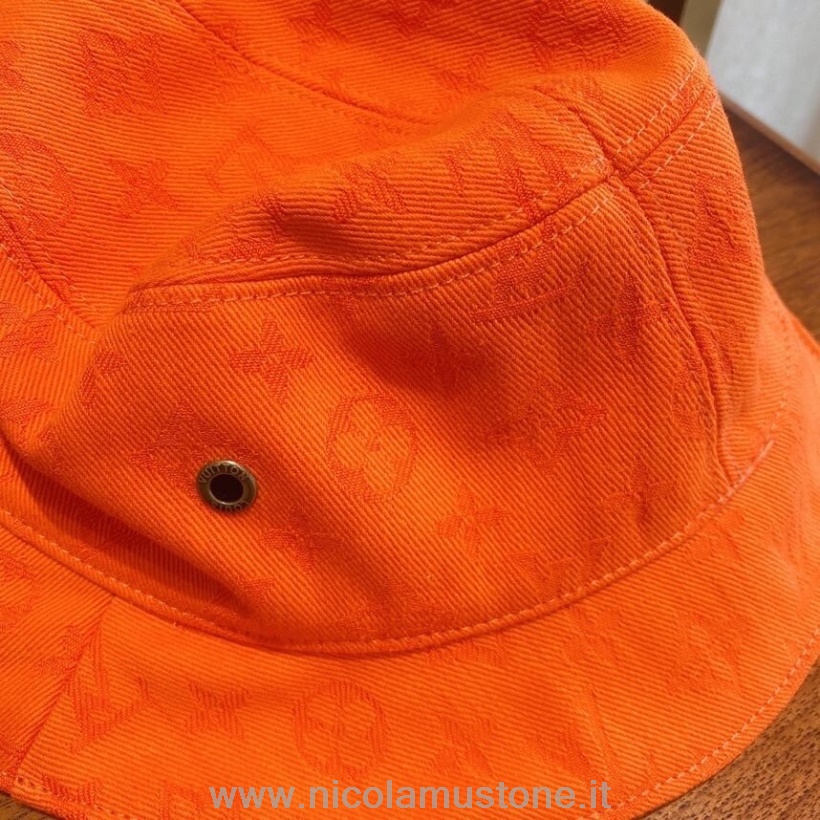 Cappello A Secchiello Louis Vuitton Di Qualità Originale Collezione Primavera/estate 2020 Arancione