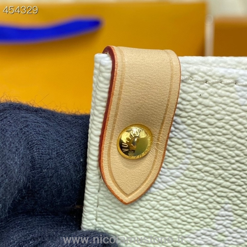 Qualità Originale Louis Vuitton Onthego Gm Bag 42 Cm Monogram Tela Collezione Primavera/estate 2021 M57639 Azzurro
