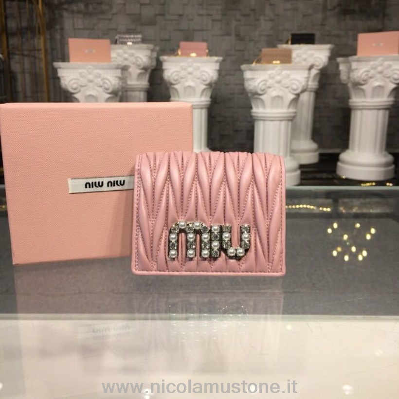 Original Quality Matelass Portafoglio 5mv204 Nappa Pelle Di Vitello Collezione Primavera/estate 2018 Orchid Pink