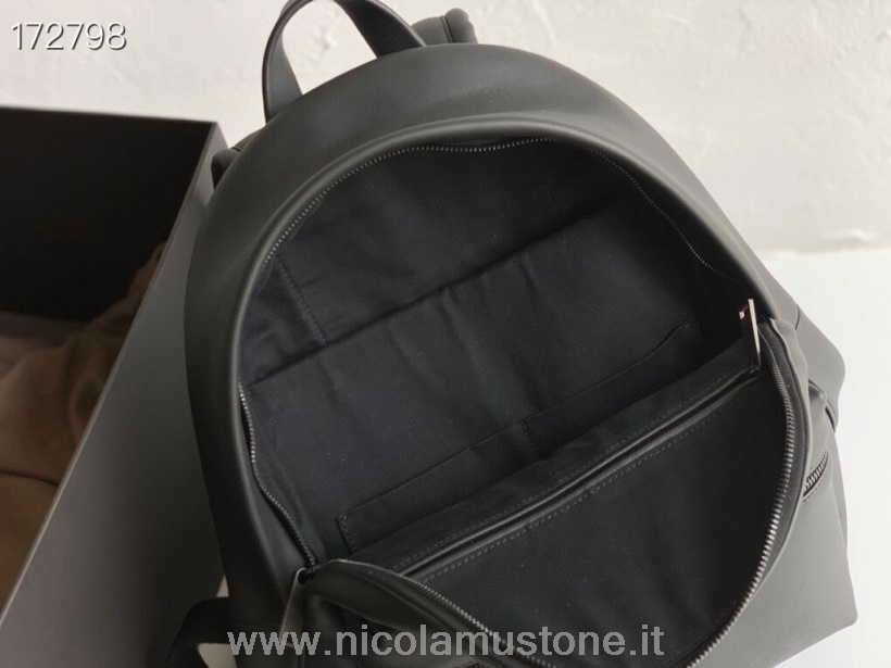 Originele Kwaliteit Bottega Veneta Rugzak 42cm 70071 Intrecciato Nappaleer Lente/zomer 2021 Collectie Zwart